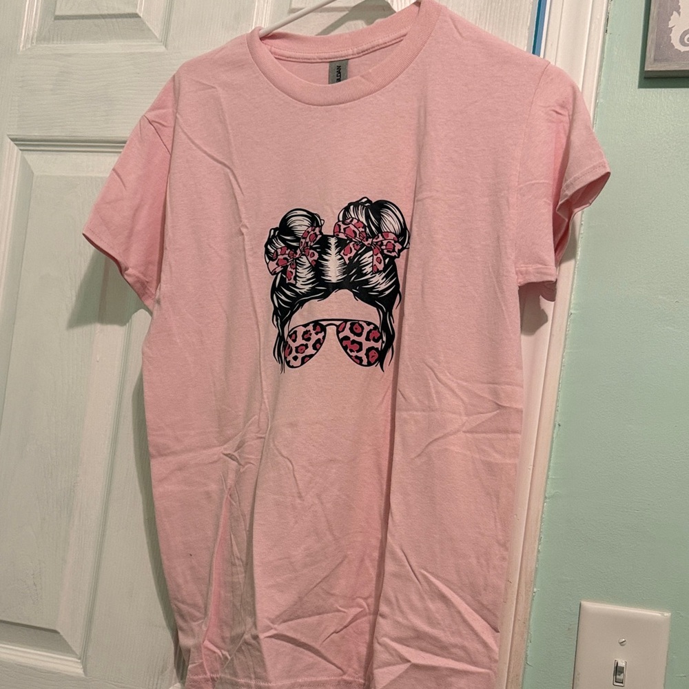 🌹Gildan Light Pink‎ Heavy Cotton T-Shirt. NWOT